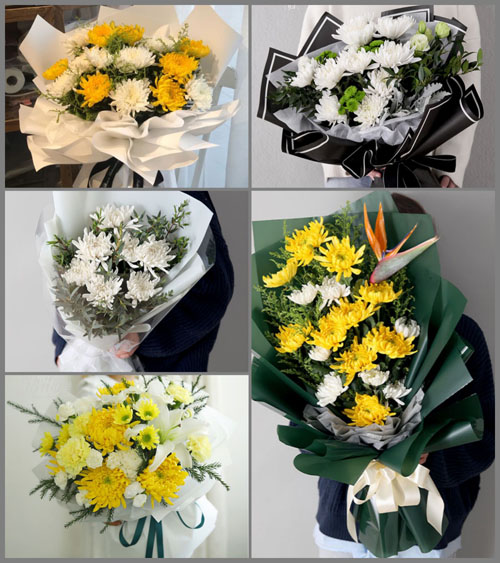 江苏宿迁宿豫区曹集乡白事花束代送